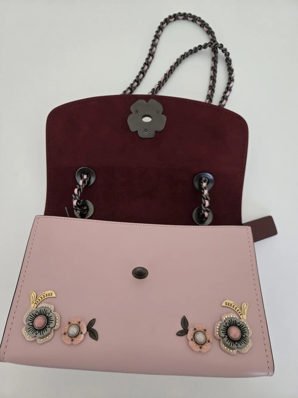 Coach Parker Tea Rose Shoulder Bag